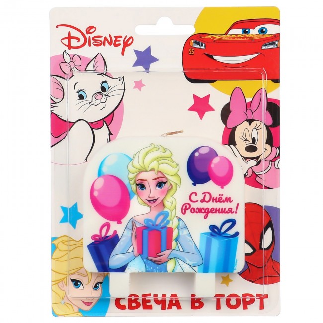 «Холодное сердце» свеча для торта «Холодное сердце» свеча для торта