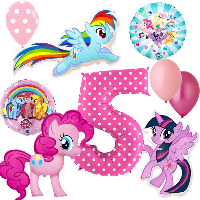 Набор шаров «My Little Pony» на 5 лет Набор шаров «My Little Pony» на 5 лет