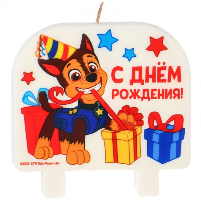 «Щенячий патруль» свеча для торта «Щенячий патруль» свеча для торта