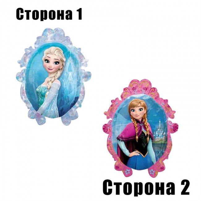 Шар-фигура фольгированный «Холодное сердце», 78Х63 см Шар-фигура фольгированный «Холодное сердце», 78Х63 см