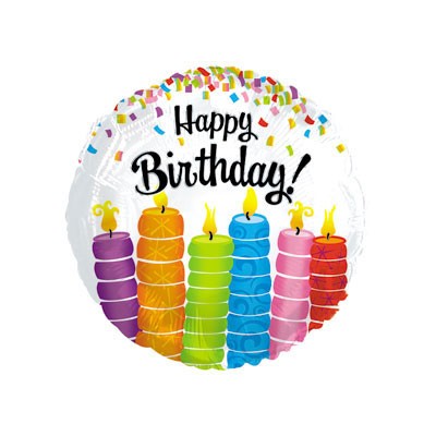 Шар-круг фольгированный «Happy Birthday» 42 см Шар-круг фольгированный «Happy Birthday» 42 см