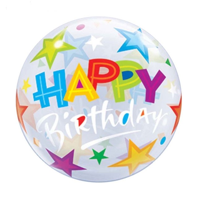 Шар-круг фольгированный, Happy Birthday, 43 см Шар-круг фольгированный, Happy Birthday, 43 см