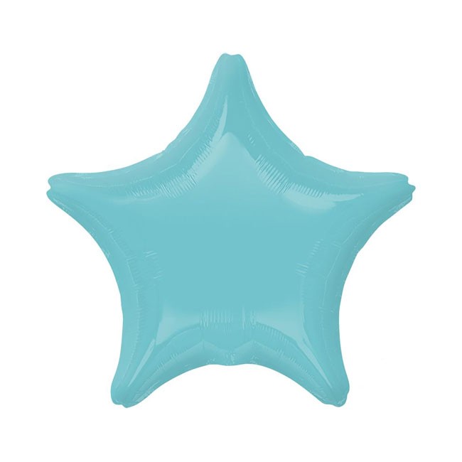 Шар-звезда фольгированный «Бирюзовый, Robins Egg Blue Decorator», 45 см Шар-звезда фольгированный «Бирюзовый, Robins Egg Blue Decorator», 45 см