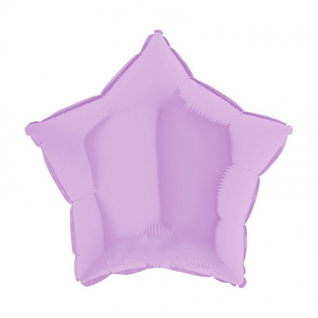Шар-звезда фольгированный «Сиреневый Пастель, Matte Lilac», 45 см Шар-звезда фольгированный «Сиреневый Пастель, Matte Lilac», 45 см