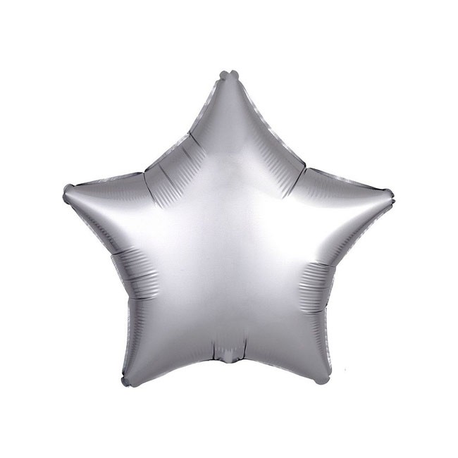 Шар-звезда Платина Сатин Люкс (Satin Luxe Platinum), 48 см Шар-звезда Платина Сатин Люкс (Satin Luxe Platinum), 48 см