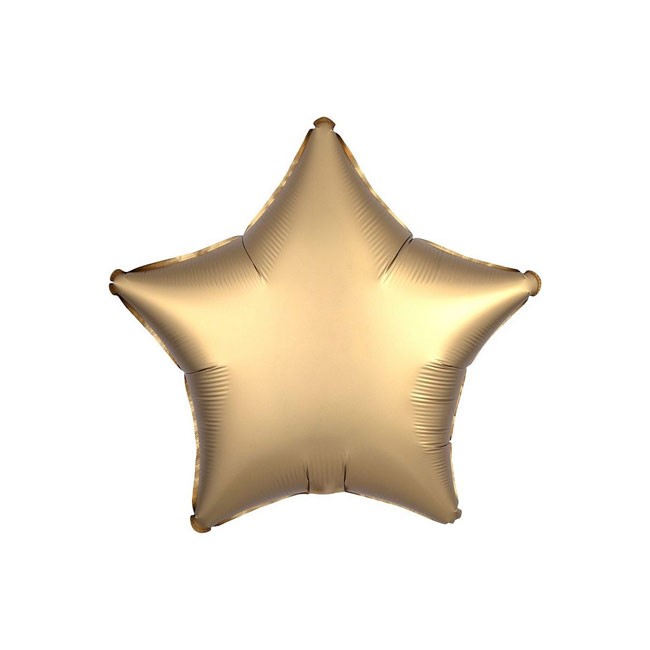 Шар-звезда Золото Сатин Люкс (Satin Luxe Gold), 48 см Шар-звезда Золото Сатин Люкс (Satin Luxe Gold), 48 см