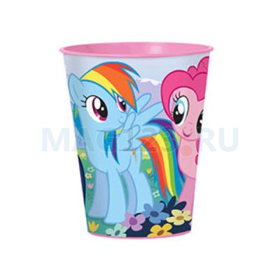 Стакан пластмассовый My Little Pony 473 мл (1 шт) Стакан пластмассовый My Little Pony 473 мл (1 шт)