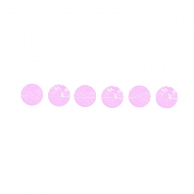 Гирлянда-кружки «Крупные, нежно-розовый перламутр», 1.2 м