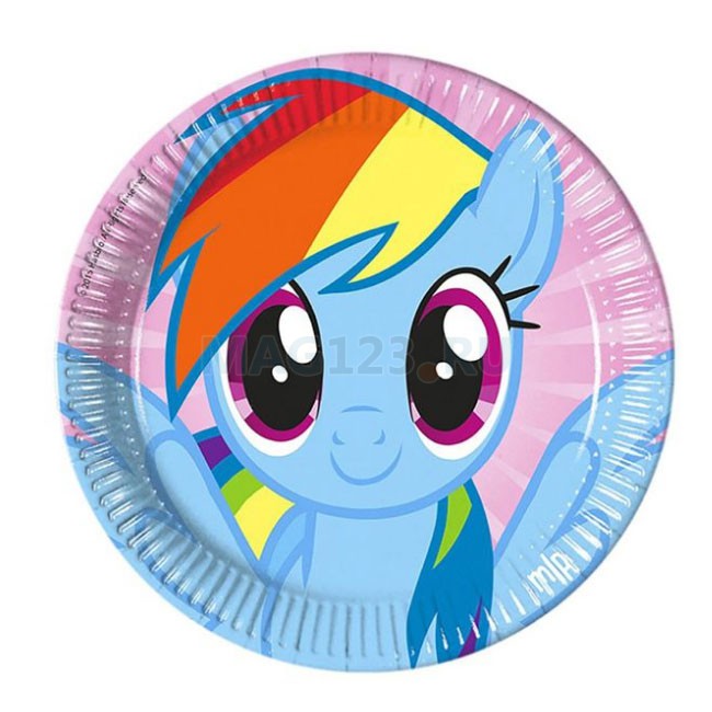 Набор бумажных тарелок «My Little Pony» 23см (8шт)