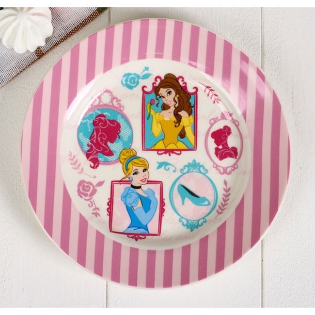 Набор керамической посуды Принцессы: кружка и тарелка