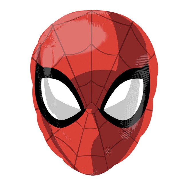 Шар-фигура, фольгированный Человек-паук Голова, 30Х43см