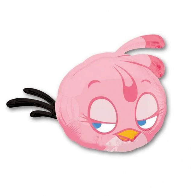 Шар фольгированный Angry Birds (фигура розовая) 68Х53см. : . Арт:9220. : . Арт:9220