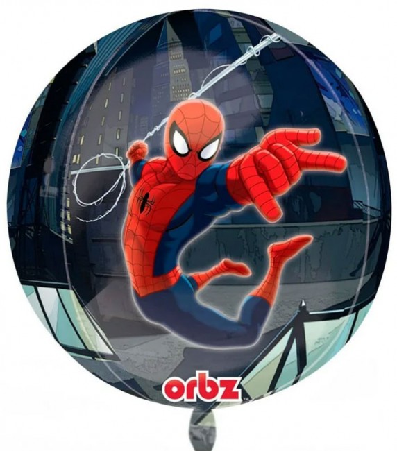 Шар воздушный, 3D сфера «Человек паук», 41 см
