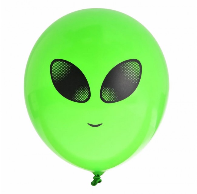 Шар воздушный латексный «Инопланетянин», 36 см (1 шт)