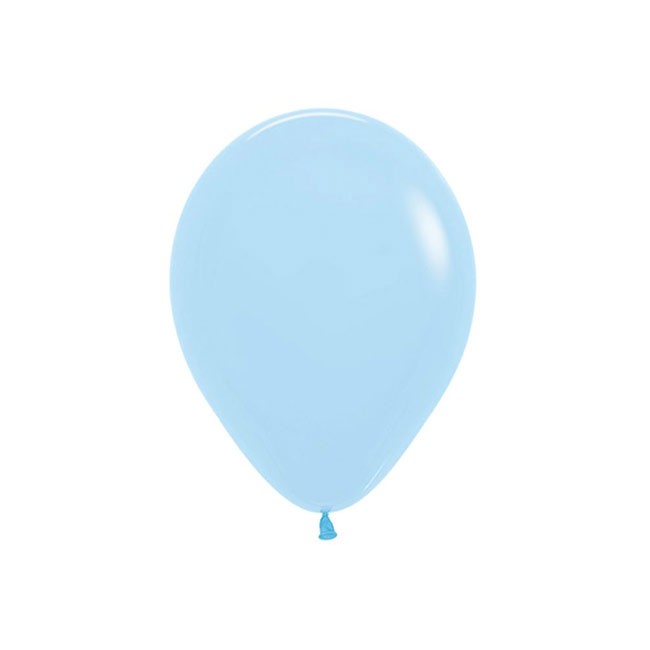 Шар воздушный Нежно-голубой, Пастель Матовый (Макаронс) Blue 25 см (1 шт)