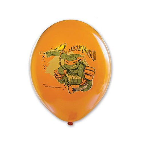 Латексный шар Черепашки-Ниндзя 3-х цветный 36 см (1шт)
