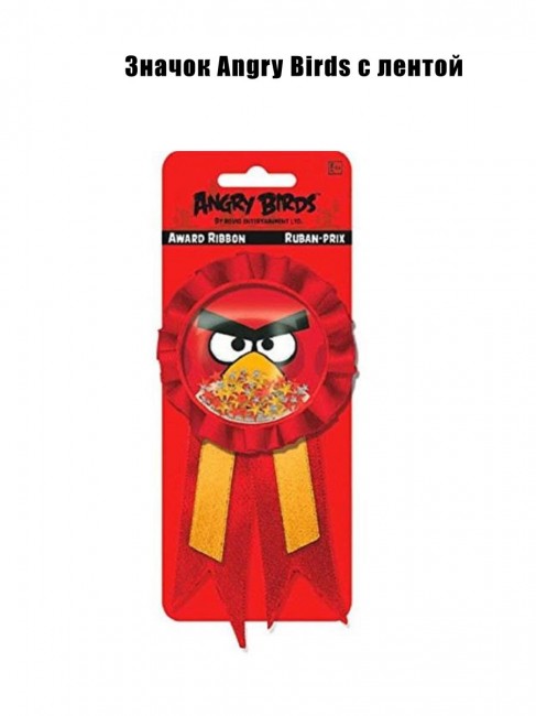 Значок Angry Birds с лентой